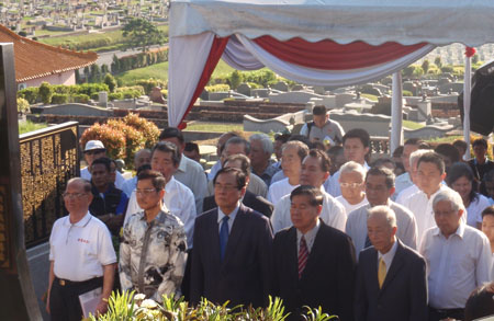 沈慕羽逝世四周年公祭：献花单位