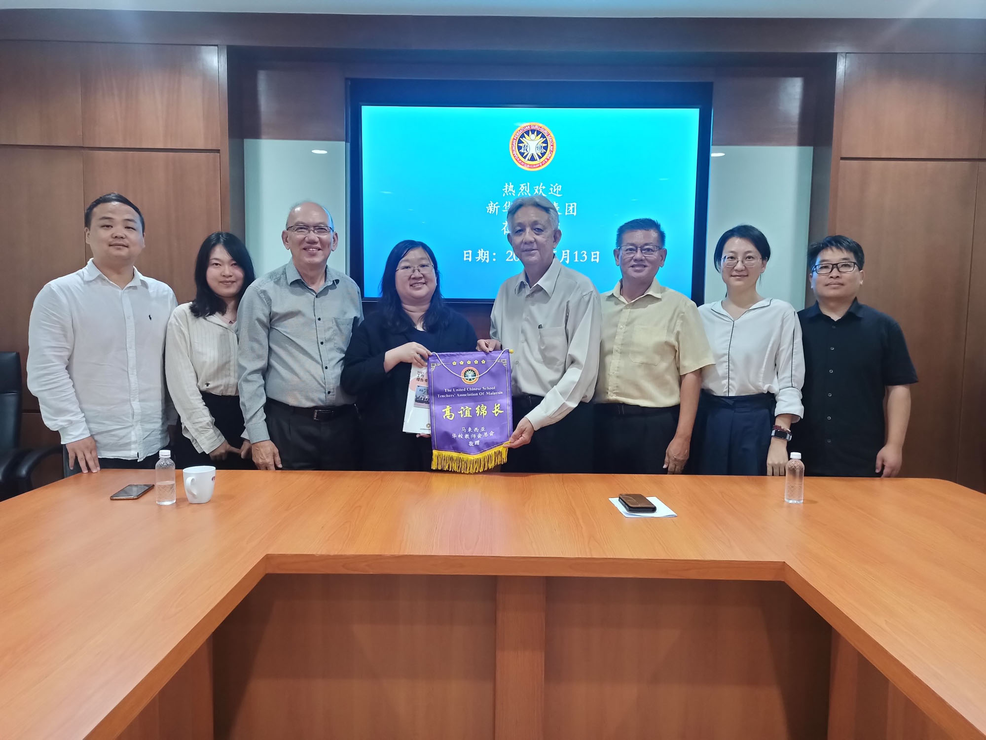 新华社访问教总，了解马来西亚华文教育发展概况