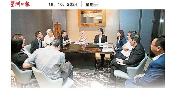 法丽娜首晤董教总交流  谢立意笑称“我们非坏人